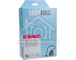 Stofzuigerzak Philips Sydney Mobilo Poly (8st) + Filter