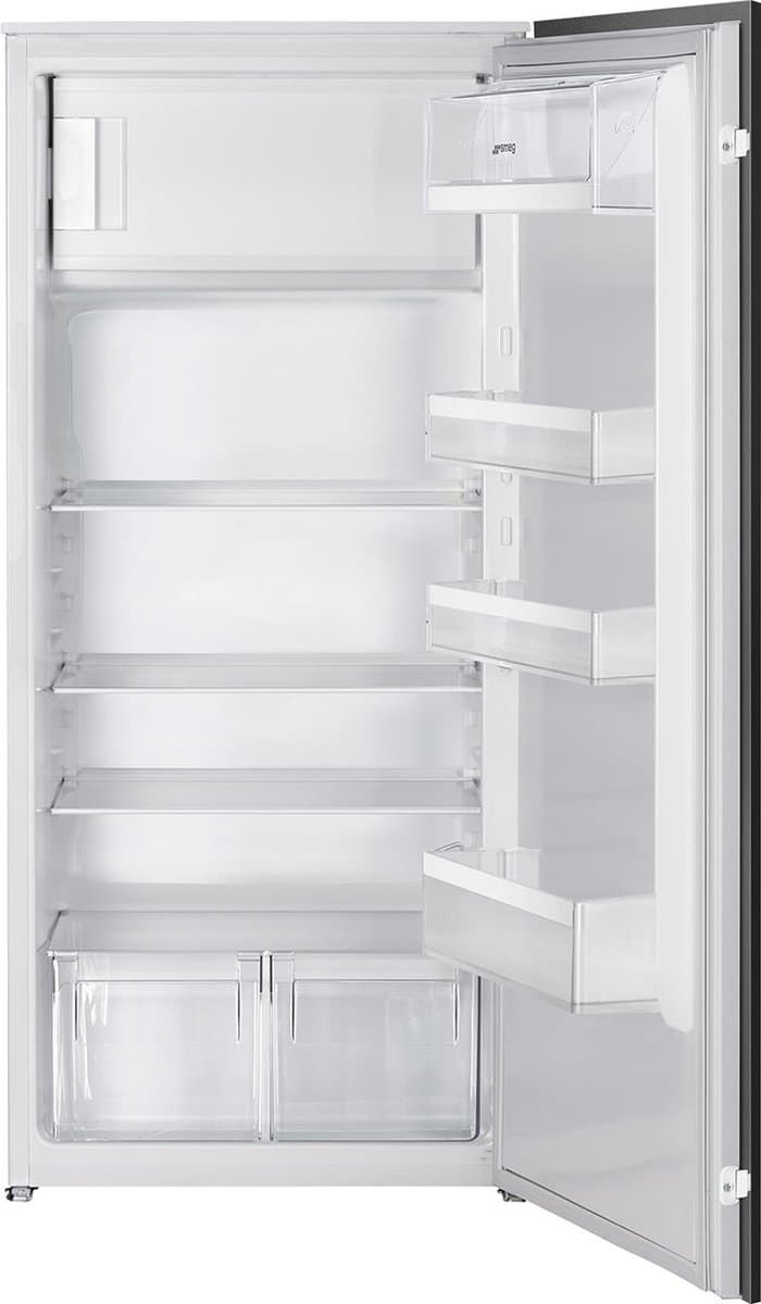 SMEG S4C122F – Inbouw Koel-Vriescombinatie – 188L – Sleepdeur – Energieklasse F – Wit — afbeelding 1