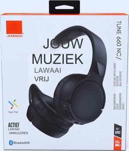 Tune 660 BTNC On-Ear Koptelefoon Met Actieve Ruisonderdrukking en Pure Bass Sound - Zwart - Bluetooth En Kabel Verbinding — thumbnail 4