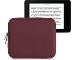 kwmobile Neoprene e-Reader Pouch Size 6,8-7" eReader - Universal eBook Sleeve Case with Zipper - Mulberry