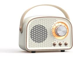 Bluetooth speaker - schattige mini luidspreker - Speakers - draagbare draadloze Bluetooth speaker - Wit