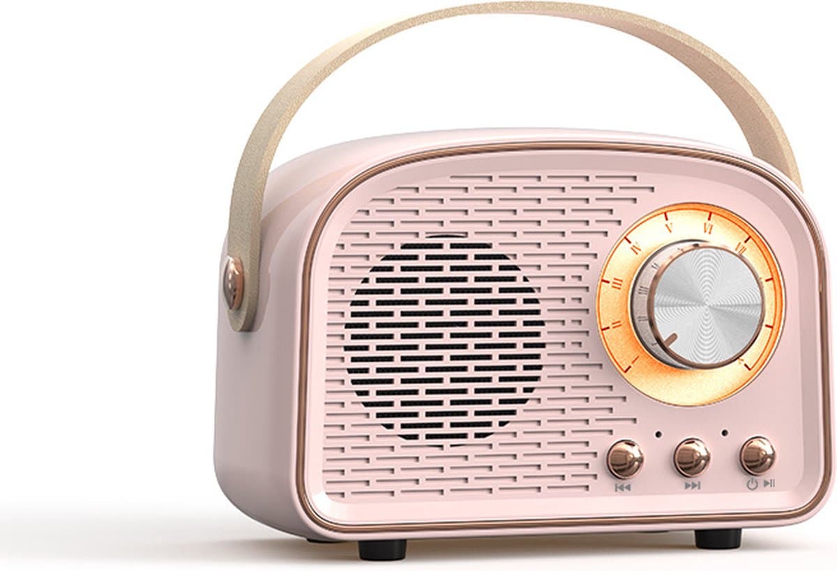 Bluetooth speaker - schattige mini luidspreker - Speakers - draagbare draadloze Bluetooth speaker - Roze — afbeelding 1