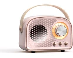 Bluetooth speaker - schattige mini luidspreker - Speakers - draagbare draadloze Bluetooth speaker - Roze