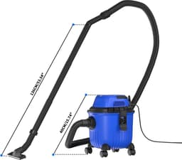 Mygroot - Industriële stofzuiger- zuig nat en droog - 4800 w - krachtige zuigkracht - zakloos, 15 liter capaciteit. — thumbnail 5