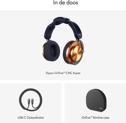 Dyson OnTrac - Draadloze over-ear koptelefoon met Noise Cancelling - Koper — thumbnail 2