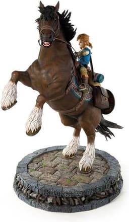 First 4 Figures - The Legend of Zelda: Breath of the Wild - Link te Paard Standbeeld 56cm — thumbnail 5