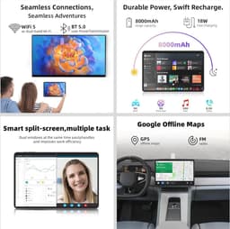 Android 14 Tablet met 12 GB RAM, 128 GB Opslag en 1 TB Uitbreiding – 11 Inch HD Display en 8000 mAh Batterij — thumbnail 2