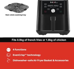 4-in-1 Heteluchtfriteuse 1700W met Mini-Oven en Gezond Koken, 5,7L — thumbnail 3