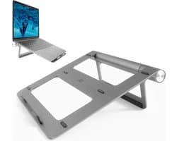 ACT laptopstandaard met docking station - Grijs