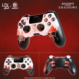 LEXIP Assassin's Creed Shadows "ASSASSIN" Bundel - Draadloze gaming headset en draadloze controller inclusief volledige PC versie game - Exclusief design i.s.m. UBISOFT - Multicolor — thumbnail 2