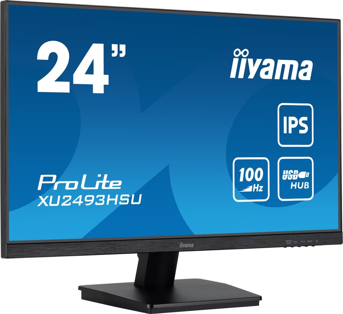 iiyama ProLite XU2493HSU-B7 - 24 inch - Full HD - IPS - USB-Hub (2x) — afbeelding 1