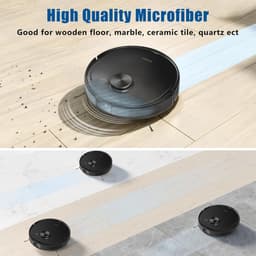 10Pcs Wasbare Reiniging Mop Doek geschikt voor Ecovacs Deebot T9 Serie T9 AIVI T9 PRO T9 MAX Onderdelen — thumbnail 4