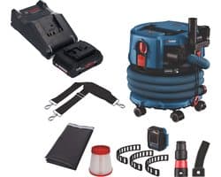Bosch GAS 18V-12 MC Professionele snoerloze stofzuiger BITURBO Brushless + 1x ProCore accu 4.0 Ah + lader + accessoires