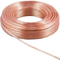 Goobay Luidsprekerkabel 50 m transparant, 2 x 2,5 mm² CCA-geleider, flexibele PVC-mantel met polariteitsmarkering, voor hifi en home cinema — thumbnail 4