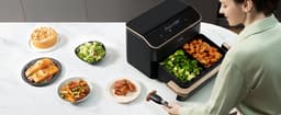 Cosori Dual Blaze Twinfry – Dubbele Airfryer XXL – 10L – Dual Zone of MegaZone – 6 Programma’s — thumbnail 7