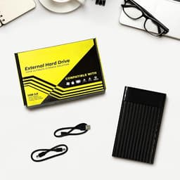 Solacis Harde schijf extern - Harde schijf - 500GB - Draagbaar - Externe harde schijf - Must have voor al uw extra foto's en bestanden! — thumbnail 3