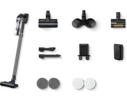 Samsung Jet 75E Pro Steelstofzuiger VS20B75ADR5 - 200 Watt - Zakloos - Pet Tool - Spinning Sweeper