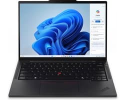 "Lenovo ThinkPad T14s Gen 5 Intel Core Ultra 7 155U Laptop 35,6 cm (14"") WUXGA 16 GB LPDDR5x-SDRAM 512 GB SSD Wi-Fi 6E (802.11ax) Windows 11 Pro Engels Zwart"