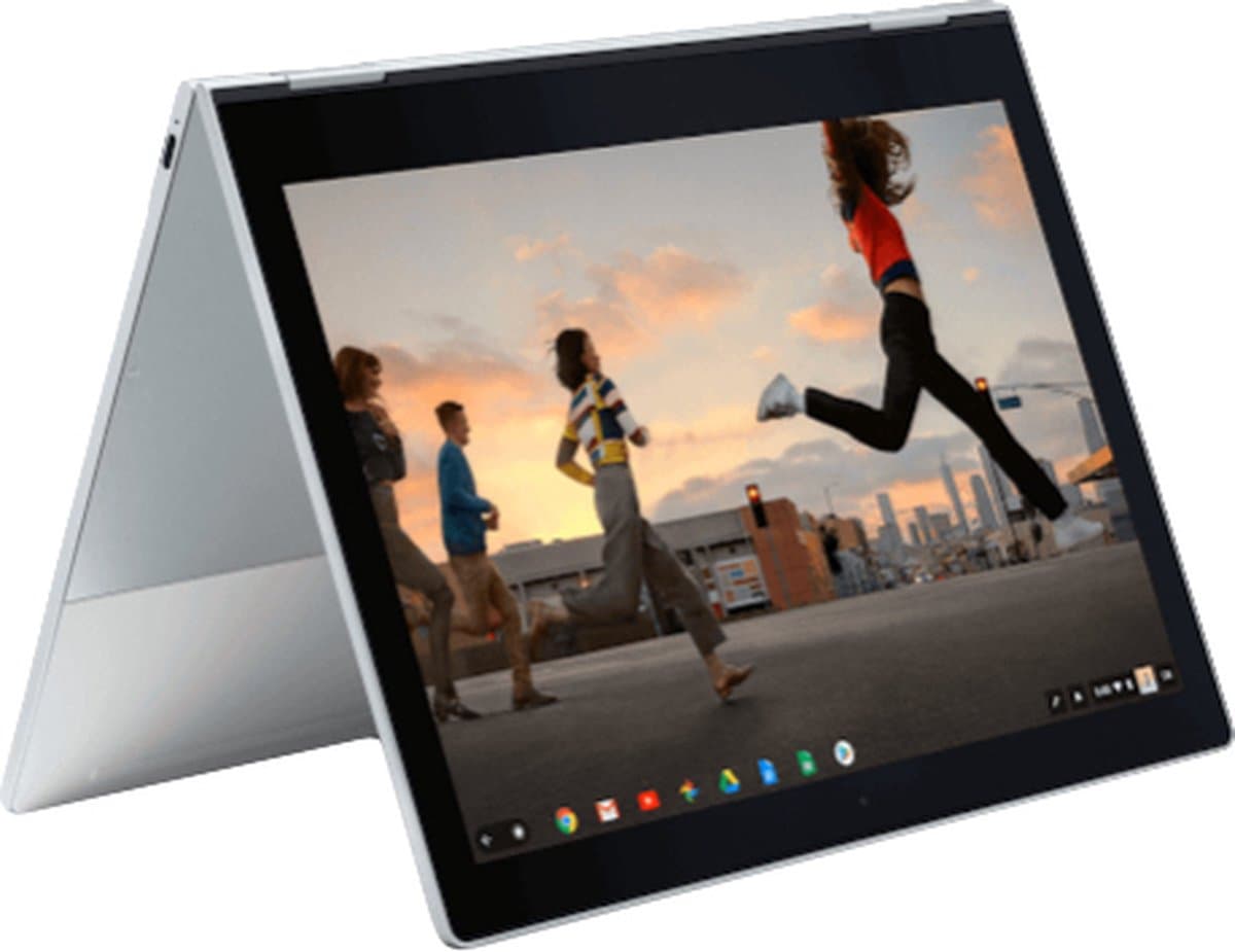 Google Pixelbook Intel® Core™ i7 i7-7Y75 Chromebook 31,2 cm (12.3") Touchscreen Quad HD 16 GB 512 GB SSD ChromeOS Zilver — afbeelding 1