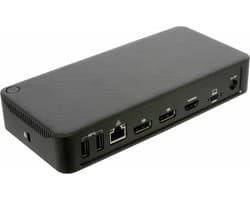 Targus DOCK460EUZ laptop dock & poortreplicator Bedraad USB4 Zwart
