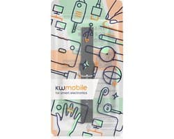 kwmobile smartwatch bandje geschikt voor Garmin Forerunner 55 bandje - Horlogebandje van gevlochten silicone in zwart