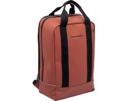 New Looxs Odense Nevada Backpack - Fietsrugzak - Rugzak met Laptop Compartiment - Fietstas van Waterafstotend Polyester - 17 inch laptopvak – Rust