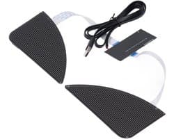 Programmeerbare LED Ogen Display - App Bestuurbaar - 13,5 x 7,5 cm - voor Rugzak, Auto en Kleding