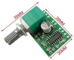 Super Mini 5V Digitale Stereo Versterker 3W Audio Amp Module — thumbnail 3