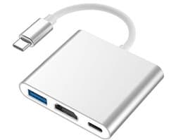 3-in-1 dockingstation Geschikt voor mobiele telefoons, tablets, ROG-handheldconsoles, USB-videoconverter en uitbreidingsdockingsysteem.