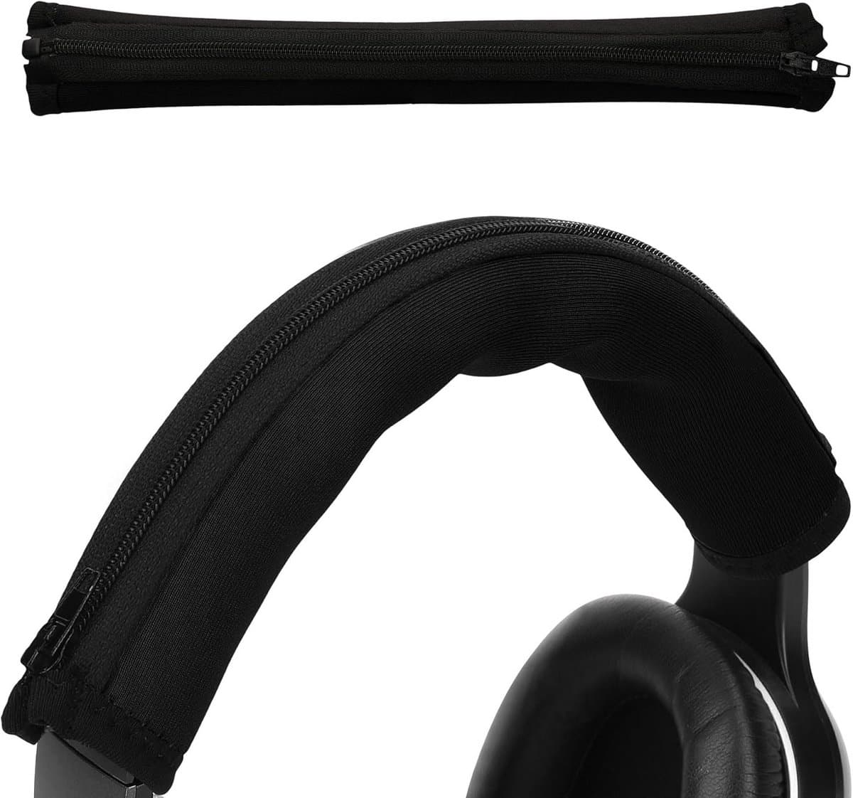 Hoofdband Hoofdtelefoon Beschermhoes - Neopreen Hoofdtelefoon Strap Cover in Zwart - Compatibel met Studio 3 en Solo 3 — afbeelding 1