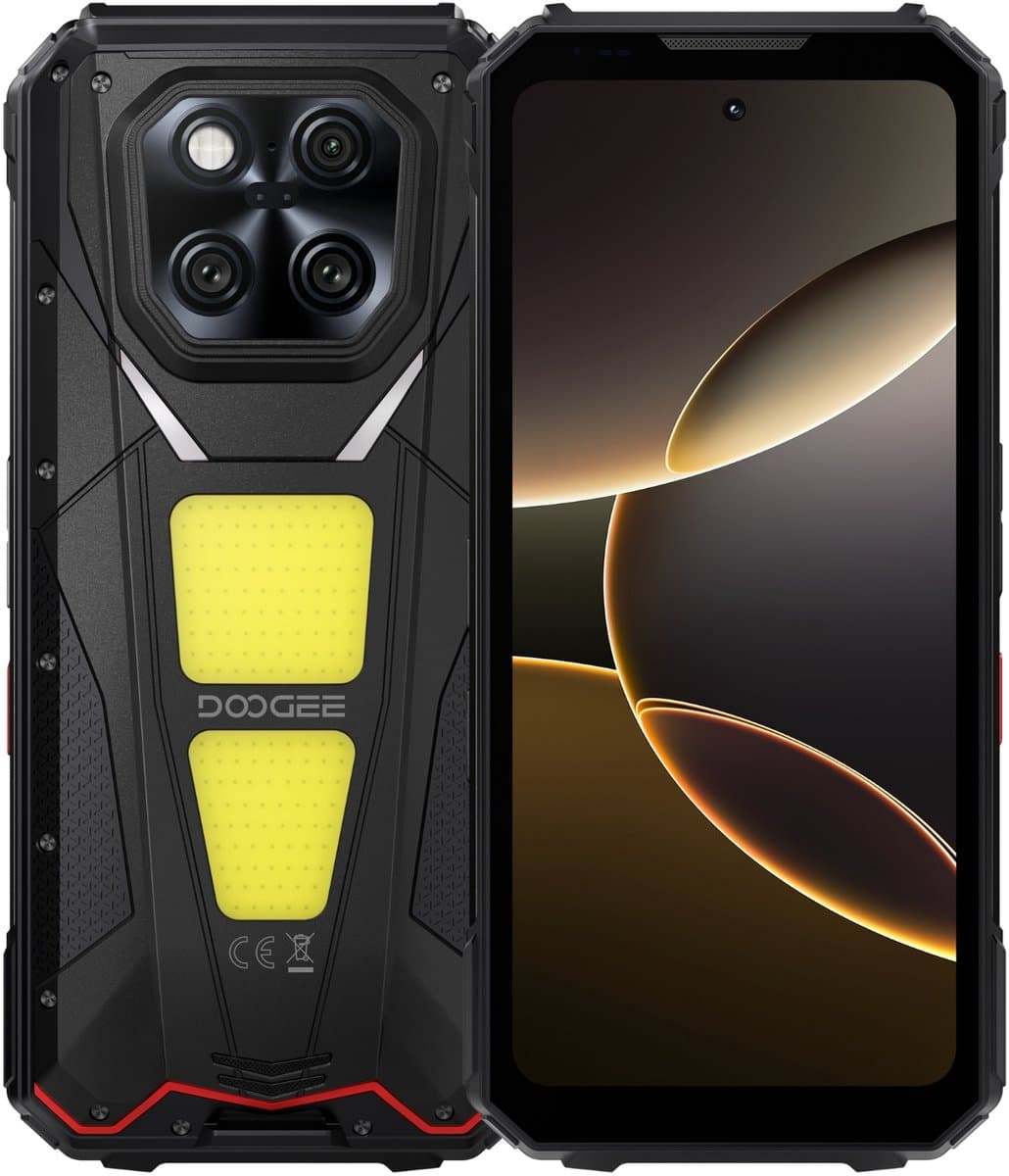 DOOGEE V Max LR robuuste telefoon met 40m laser afstandsmeting - rugged smartphone — afbeelding 1