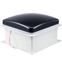Camper/Caravan Dakventilator - 12V Dakluikventilator - Omkeerbare Luchtstroom - 10 Snelheden - Afstandsbediening - Elektrisch Deksel - Inbouwmaat 35,6 x 35,6 cm — thumbnail 5