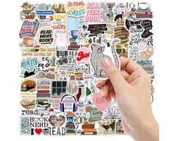150 Waterdichte Boekenstickers - Decoratieve Stickers voor E-readers, Laptops en Telefoons