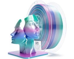 Multicolor PLA Filament 1.75mm - Zijde Tri-kleuren Regenboog voor 3D Printers