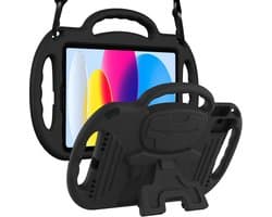 Kindvriendelijke Beschermhoes voor iPad 10e Generatie 2022 (10.9 inch) met Schouderriem en Standaard