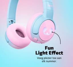 Fresh 'n Rebel Code Junior - Koptelefoon kind - Kinder koptelefoon - Draadloos (Bluetooth) & Bedraad – Inclusief Aux kabel (1m) - Cool Candy — thumbnail 4