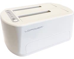 LC-DOCK-U3-VI Docking- en kopieerstation, 2x 2,5"/3,5" SATA, USB 3.0