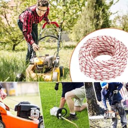 5,0 Mm Treksnoer voor Grasmaaier - 10 M Starter Touwtrekkoord - Echo - McCulloch - Homelite Trimmer — thumbnail 2