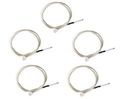 5 stuks 100k NTC 3950 Thermistoren met 15 cm Bedrading voor 3D-printer