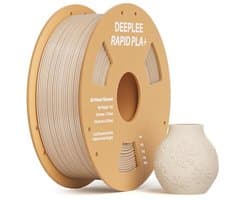 PLA Plus Filament 1,75 mm - Hoge Snelheid en Nauwkeurigheid voor FDM 3D-printers - Beige - 1 kg