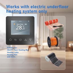 Digitale Thermostaat voor Vloerverwarming met Wekelijkse Programma's en Wifi — thumbnail 5