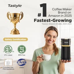 Compact Koffiezetapparaat voor Reis en Camping - Mini Koffiemaker met Draagbare Handgreep, 150-300 ml, Ideaal voor Kantoor en Thuis — thumbnail 2