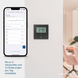 Slimme Wandthermostaat voor Radiatoren en Vloerverwarming - Digitale Temperatuurregeling met App en Spraakbesturing — thumbnail 4