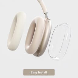 Siliconen hoes voor AirPods Max - Transparante TPU Oorschelpen Hoes en Hoofdband Cover - Bescherming voor AirPods Max — thumbnail 3