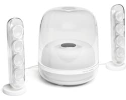 Bluetooth Speaker Systeem met Unieke Geluidskwaliteit en Sculpturaal Design