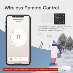 Zigbee Slimme Thermostaat voor Vloerverwarming - Digitaal en Programmeerbaar, Compatibel met Alexa en Google Home — thumbnail 5