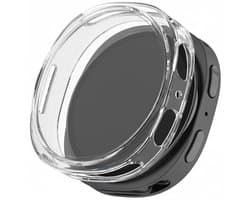 Screenprotector case - geschikt voor Samsung Galaxy Watch 8 - 44mm - flexibel en zacht - TPU full cover hoesje - 44 mm - volledige bescherming - transparant