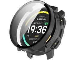 Strap-it PC Case van glas geschikt voor Suunto Vertical 2 - Optimale bescherming - Bescherming tegen krassen & stoten - Beschermhoesje (Zwart)