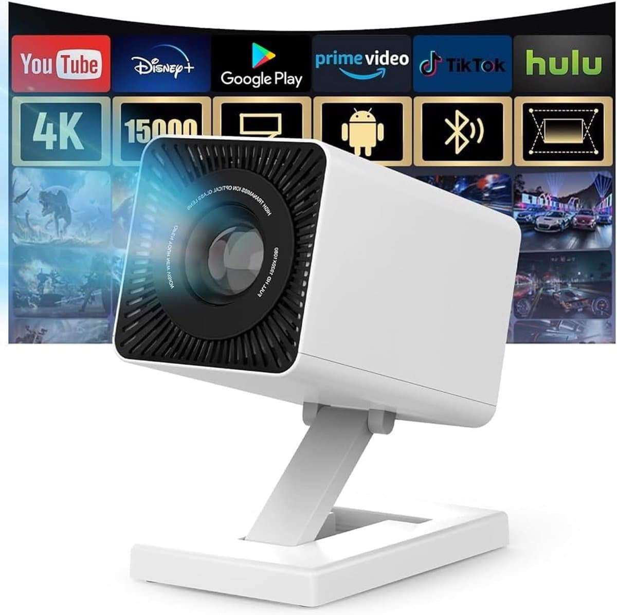 Mini Beamer - Projector met Wifi - Bluetooth — afbeelding 1