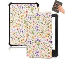 Hoese voor 6,8 inch Kindle Paperwhite 11e Generatie 2021, zachte TPU beschermhoes met polsbandje en automatische sluimerfunctie voor e-reader